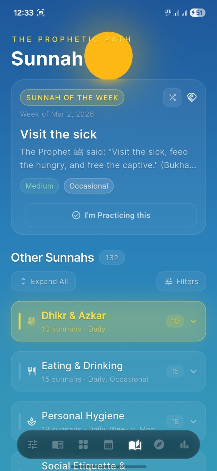 Sunnah of the week